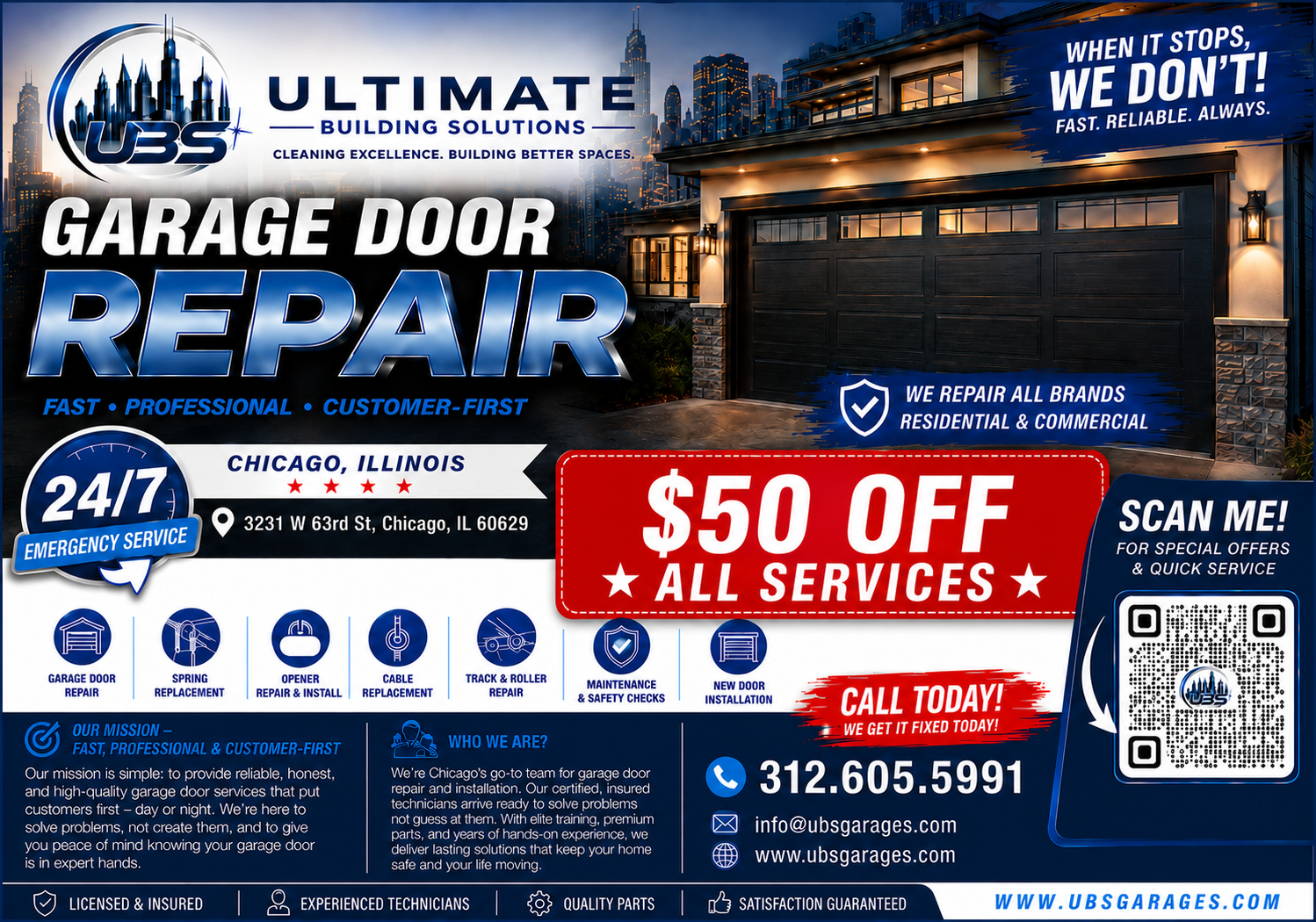 Save $50 off all services